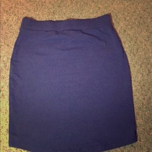 Navy blue skirt